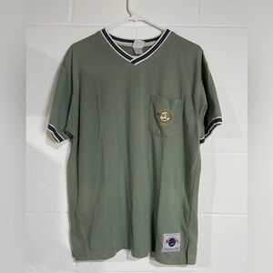 Hard Rock Cafe Olive V-Neck Men's Tee X-Large